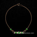 Pure Green Transparent Icy Jadeite Bracelet